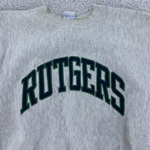 Vintage Rutgers University Crewneck Sweatshirt Mens XS NCAA Scarlet Knights 90s